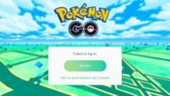 An error message as seen in Pokemon GO (Image via Niantic)
